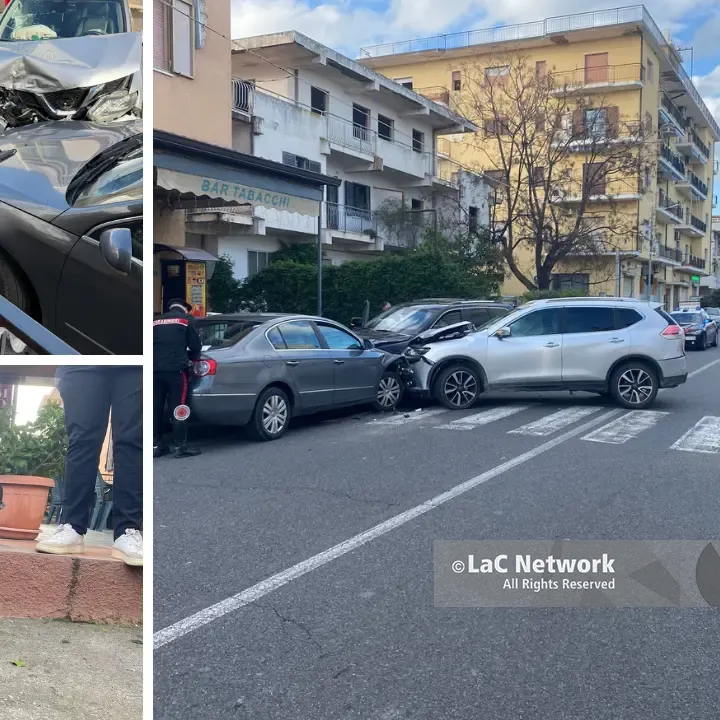 Incidente sulla statale, coinvolta un’auto della scorta di Gratteri: tre feriti lievi