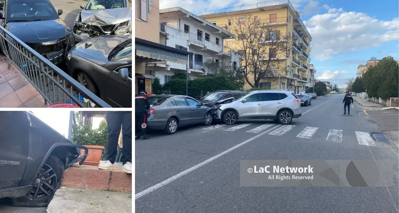 Incidente sulla statale 106 a Santa Caterina dello Ionio, coinvolta un’auto della scorta di Gratteri: tre feriti lievi\n