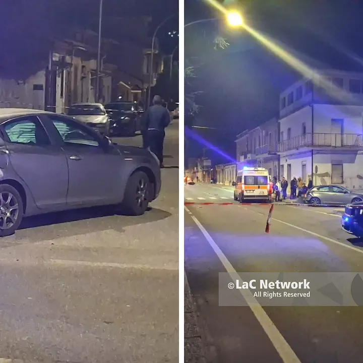 Incidente\u00A0tra un’auto e uno scooter sulla Statale 18 a Mileto: due feriti nel centro cittadino\n