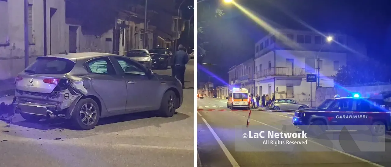 Incidente\u00A0tra un’auto e uno scooter sulla Statale 18 a Mileto: due feriti nel centro cittadino\n