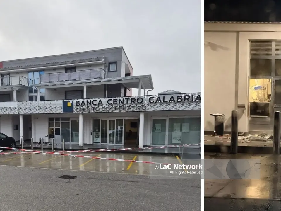 La banda dei bancomat non si ferma: nuovo assalto con esplosivo a Santo Stefano di Rogliano, ormai è allarme sicurezza