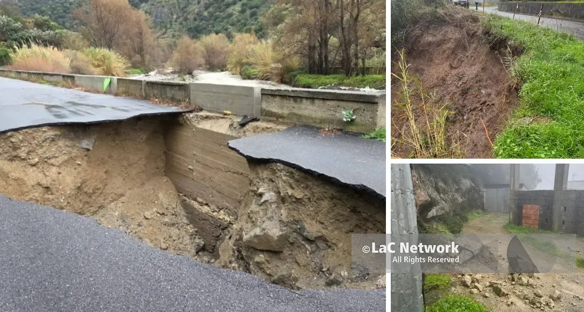 Il Ciclone Harry sferza la\u00A0Calabria: atterraggi difficoltosi negli aeroporti, frana una strada tra Carfizzi e Cirò Marina\u00A0- LIVE\n