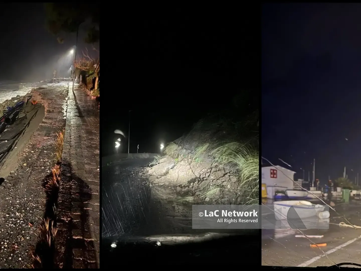 Non c'è tempo per la conta dei danni, la furia di Harry continua a sferzare Grecanica e Locride: è iniziata la notte più lunga