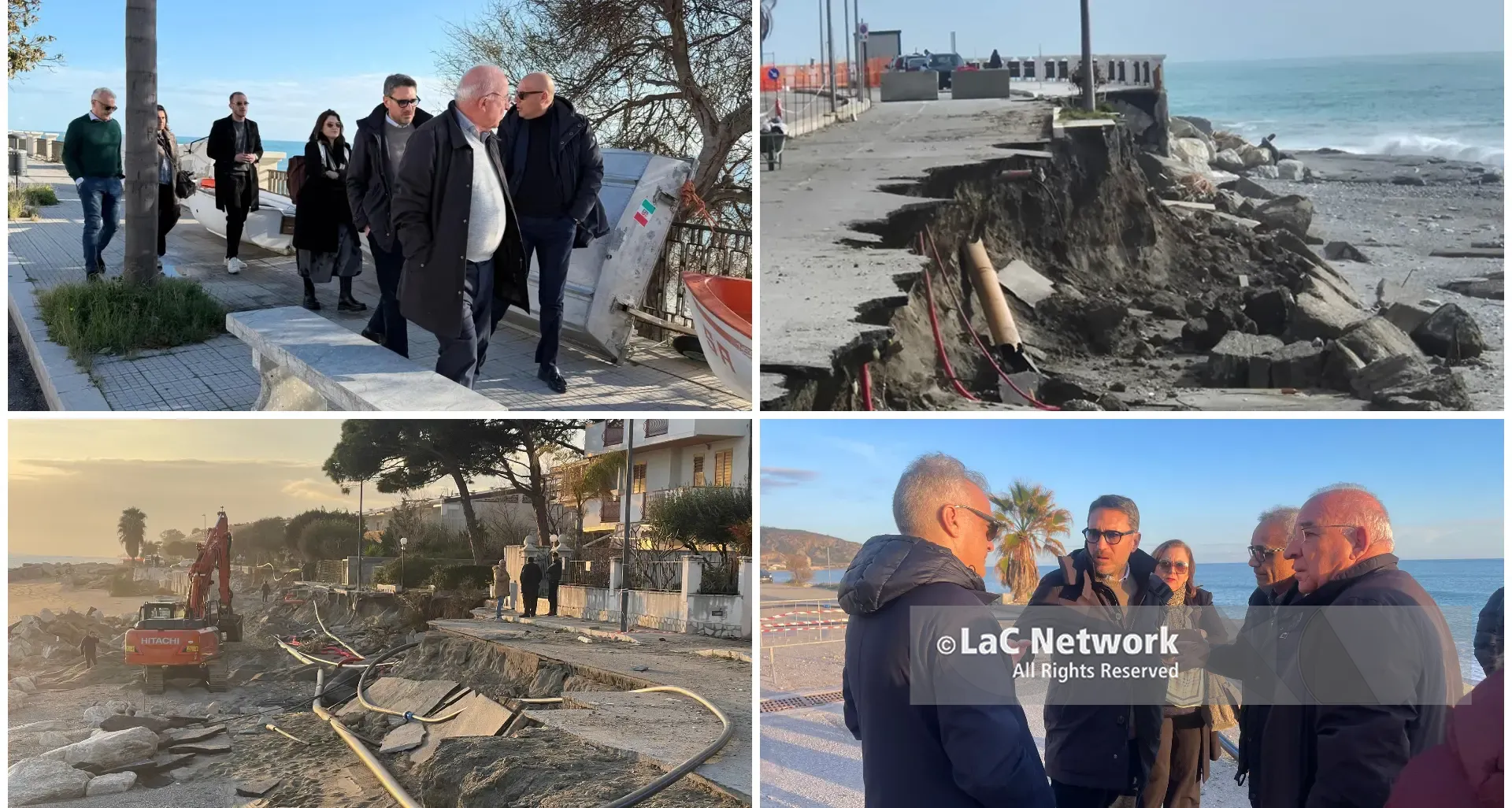 Irto e la delegazione Dem a Bova Marina e Melito: «È una devastazione vera, servono interventi immediati e tempi certi»\n