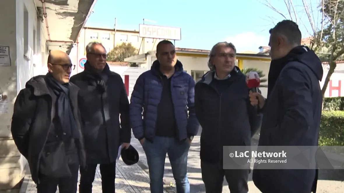 <p>Da sinistra Gliozzi, Pafumi, La Bella e D'Aloi</p>\\n