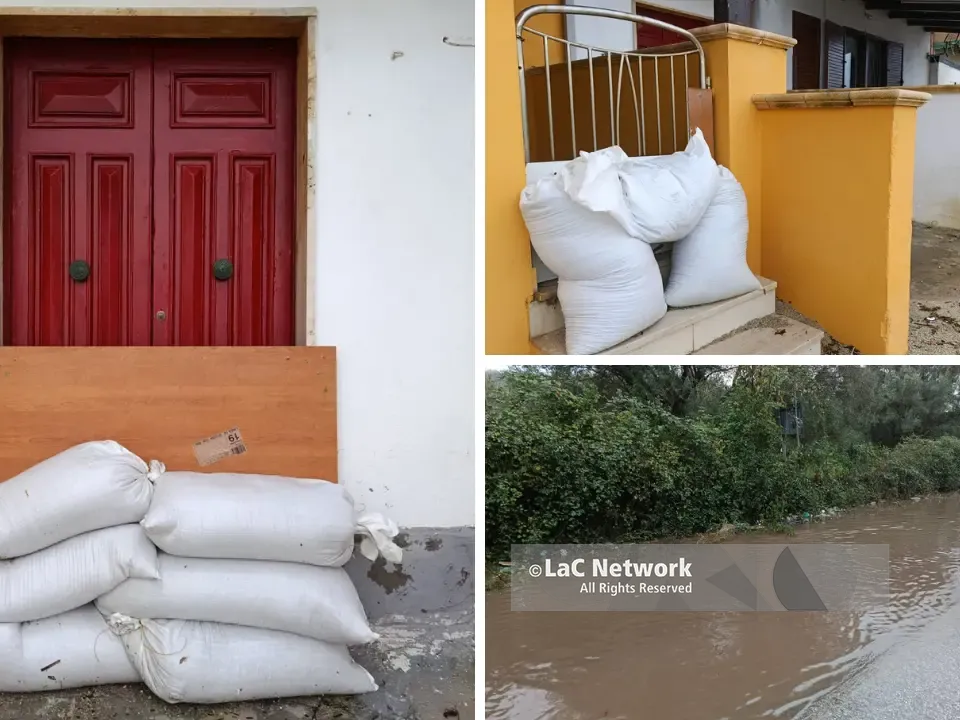 A Vibo Marina la notte più lunga con la paura del ciclone: sacchi di sabbia davanti alle case, preghiere e fatalismo: «Quando piove è sempre così»