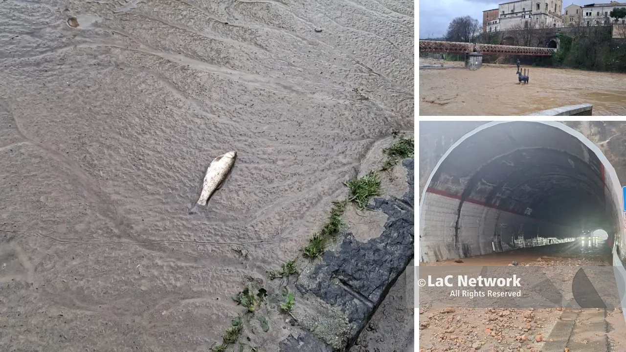 Il ciclone si abbatte sulla Calabria tirrenica: frane e disagi, esondano i fiumi a Cosenza –\u00A0LIVE\n