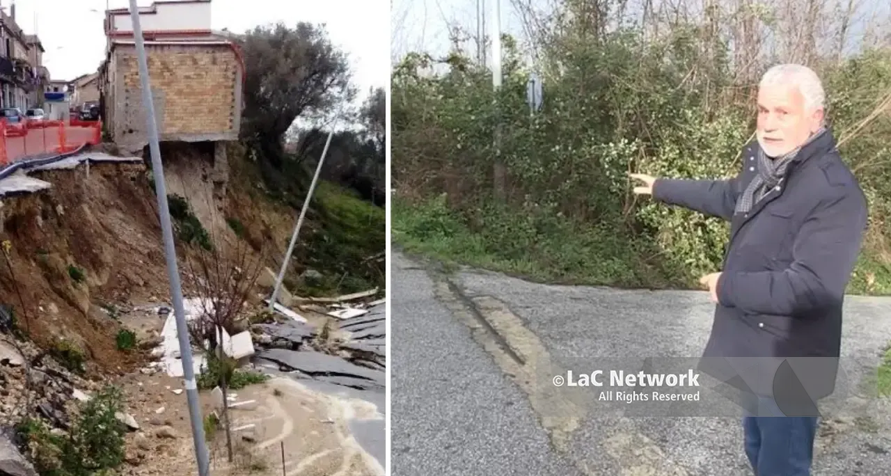 La frana di Triparni abbandonata da vent’anni, 9 milioni di euro mai spesi. Monteleone: «Siamo a un passo dall’avvio dei lavori»\n