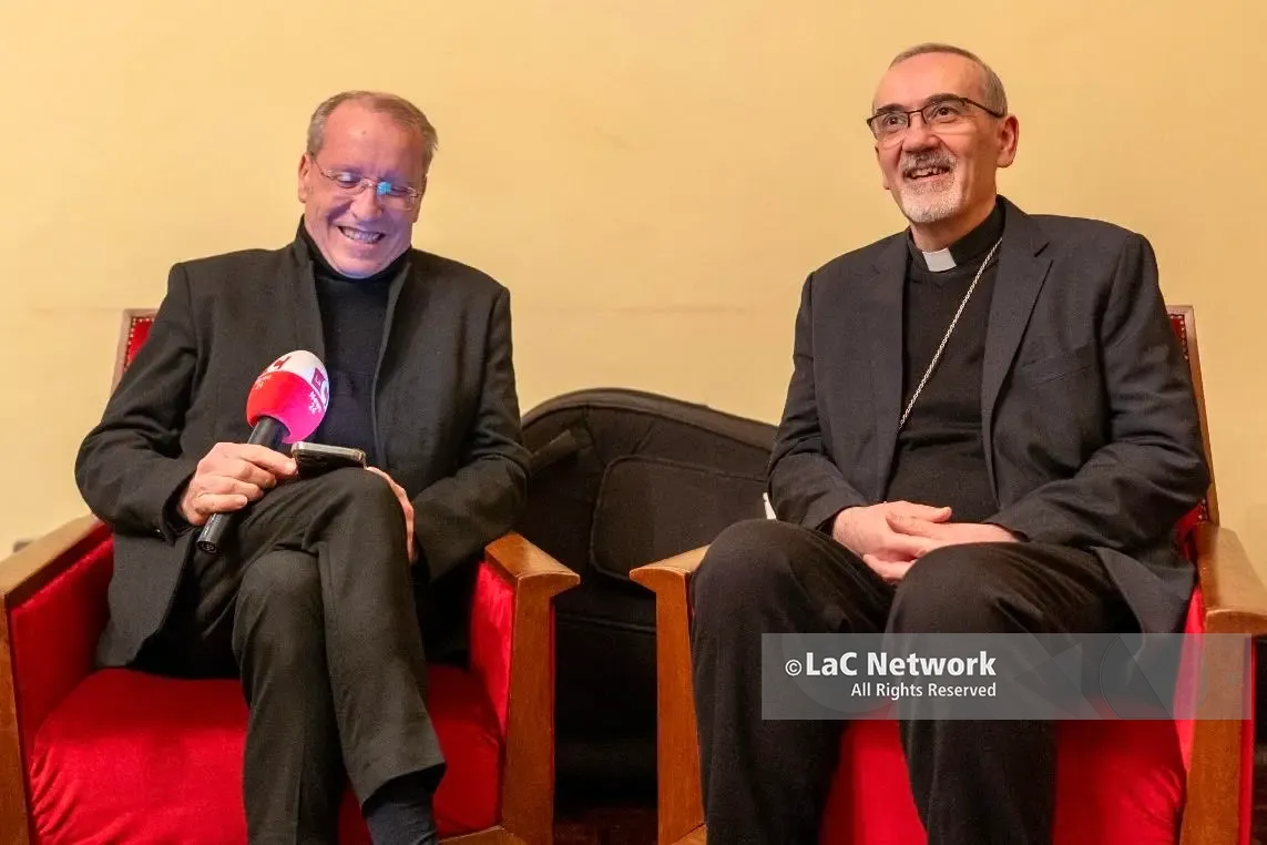 Pizzaballa tra fede\u00A0e responsabilità per la pace:\u00A0“Il direttore incontra” il cardinale di Gerusalemme su LaC Tv