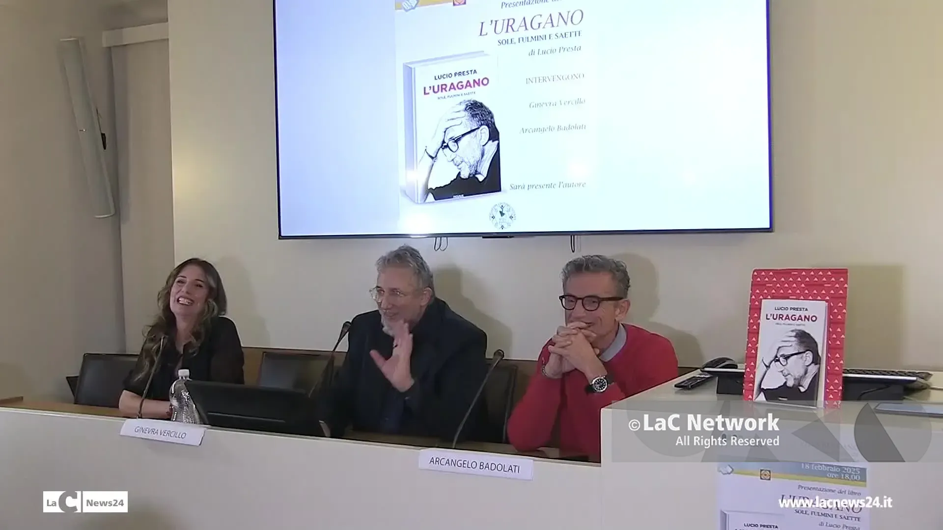 Lucio Presta a Cosenza per presentare il suo nuovo libro: «Io temo l’uragano che è in me»\n
