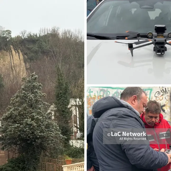 Cosenza, «il costone che sovrasta il\u00A0Telesio in costante monitoraggio». L’assessore Sconosciuto sul posto | VIDEO