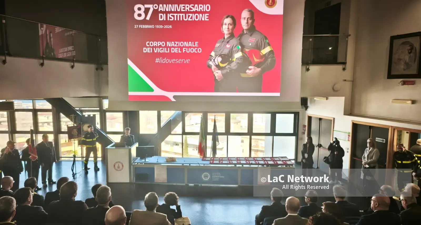 Reggio festeggia insieme agli angeli del fuoco l’87° anniversario del Corpo dei Vigili del Fuoco\n