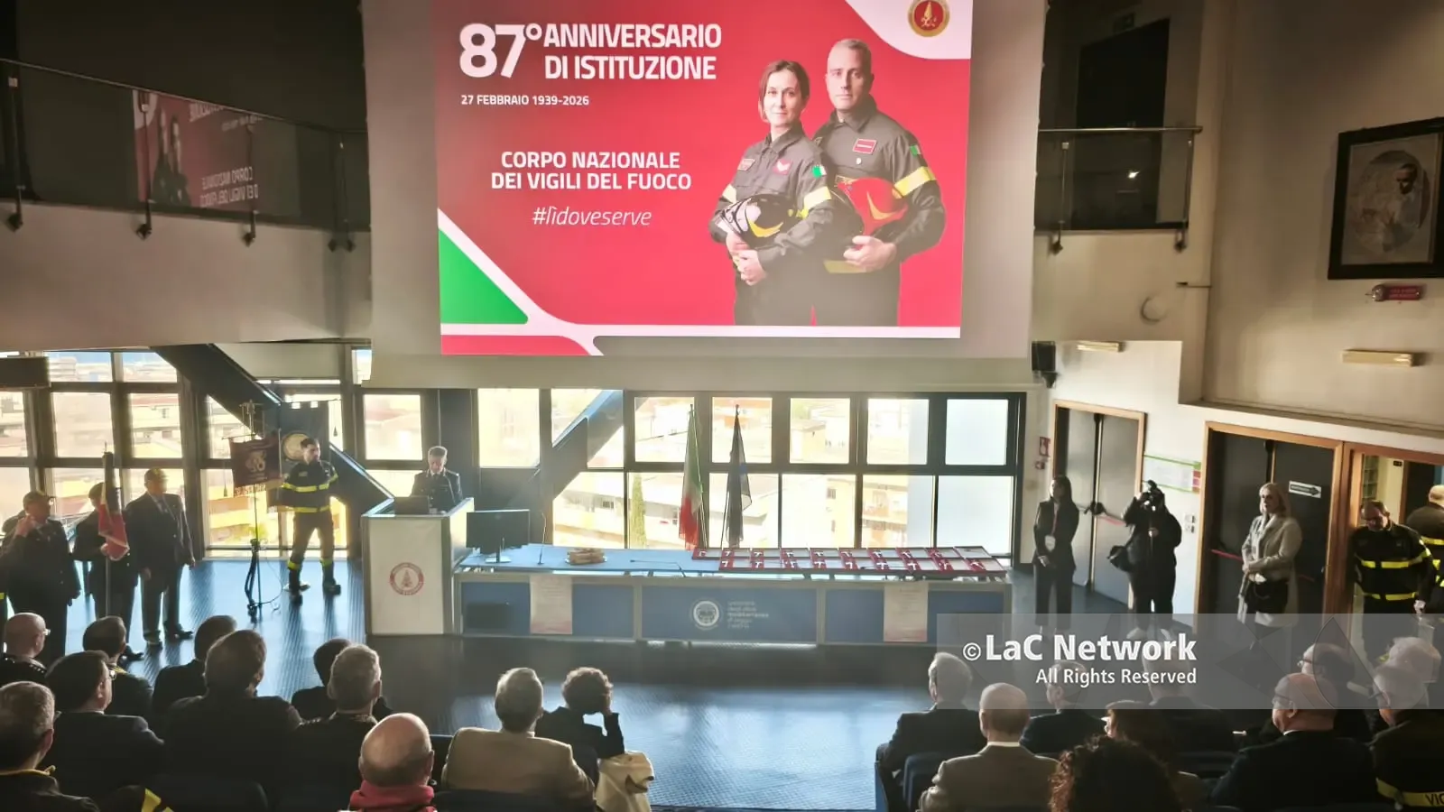 Reggio festeggia insieme agli angeli del fuoco l’87° anniversario del Corpo dei Vigili del Fuoco\n