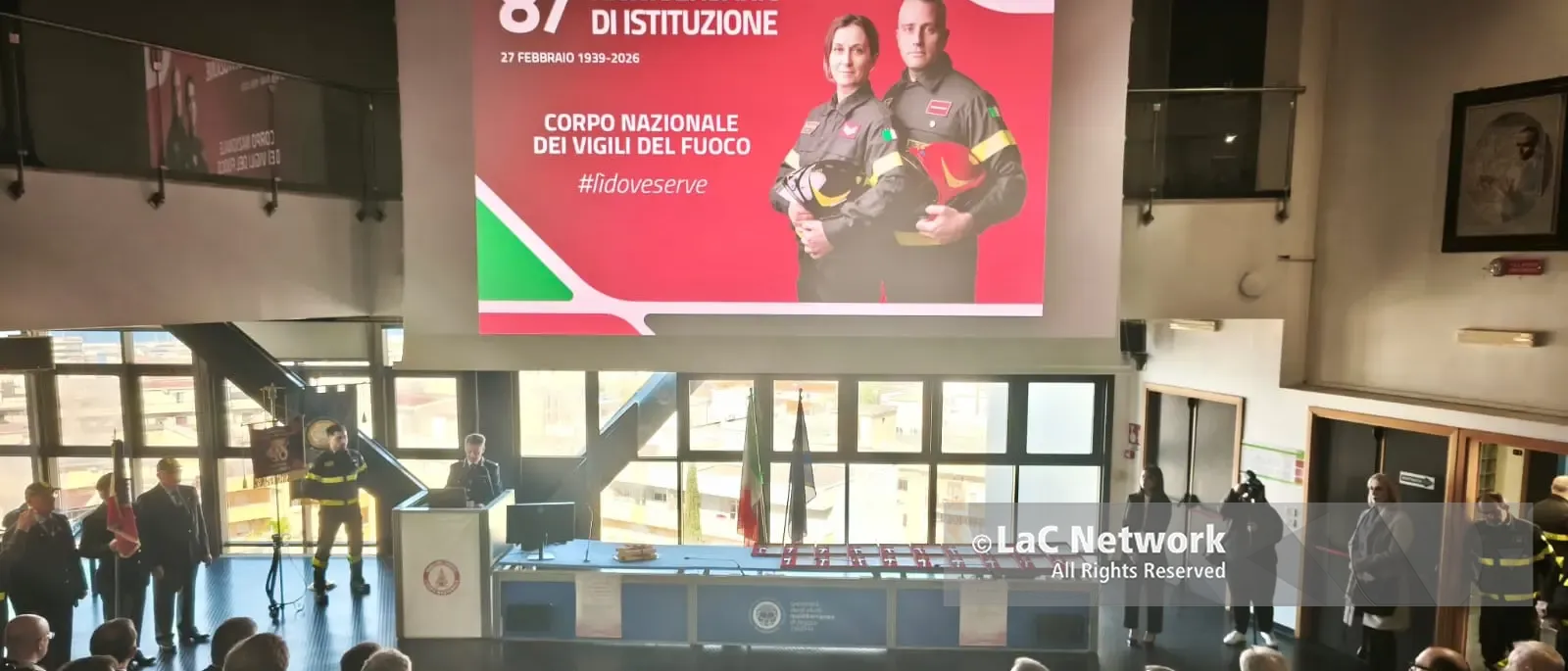 Reggio festeggia insieme agli angeli del fuoco l’87° anniversario del Corpo dei Vigili del Fuoco\n