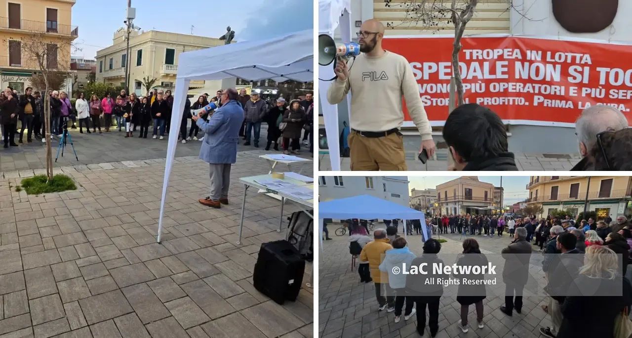 Tropea torna in piazza per l’ospedale: «Senza risposte avanti con la mobilitazione, pronti a portare la questione a Roma»\n
