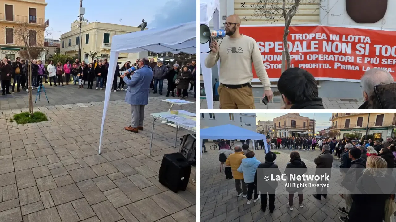 Tropea torna in piazza per l’ospedale: «Senza risposte avanti con la mobilitazione, pronti a portare la questione a Roma»\n