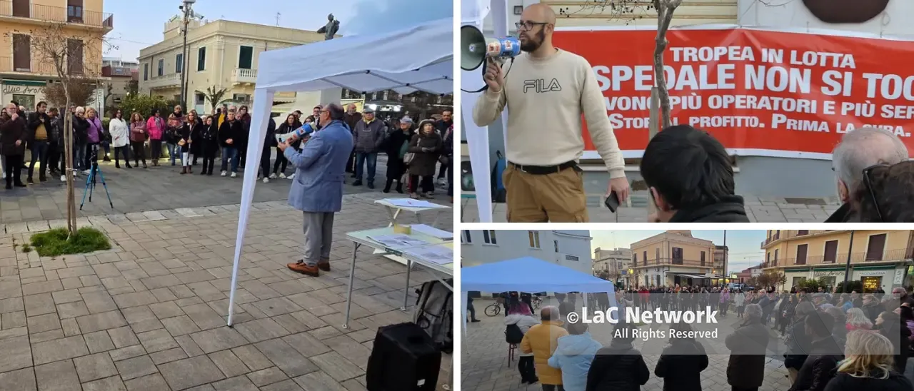 Tropea torna in piazza per l’ospedale: «Senza risposte avanti con la mobilitazione, pronti a portare la questione a Roma»\n