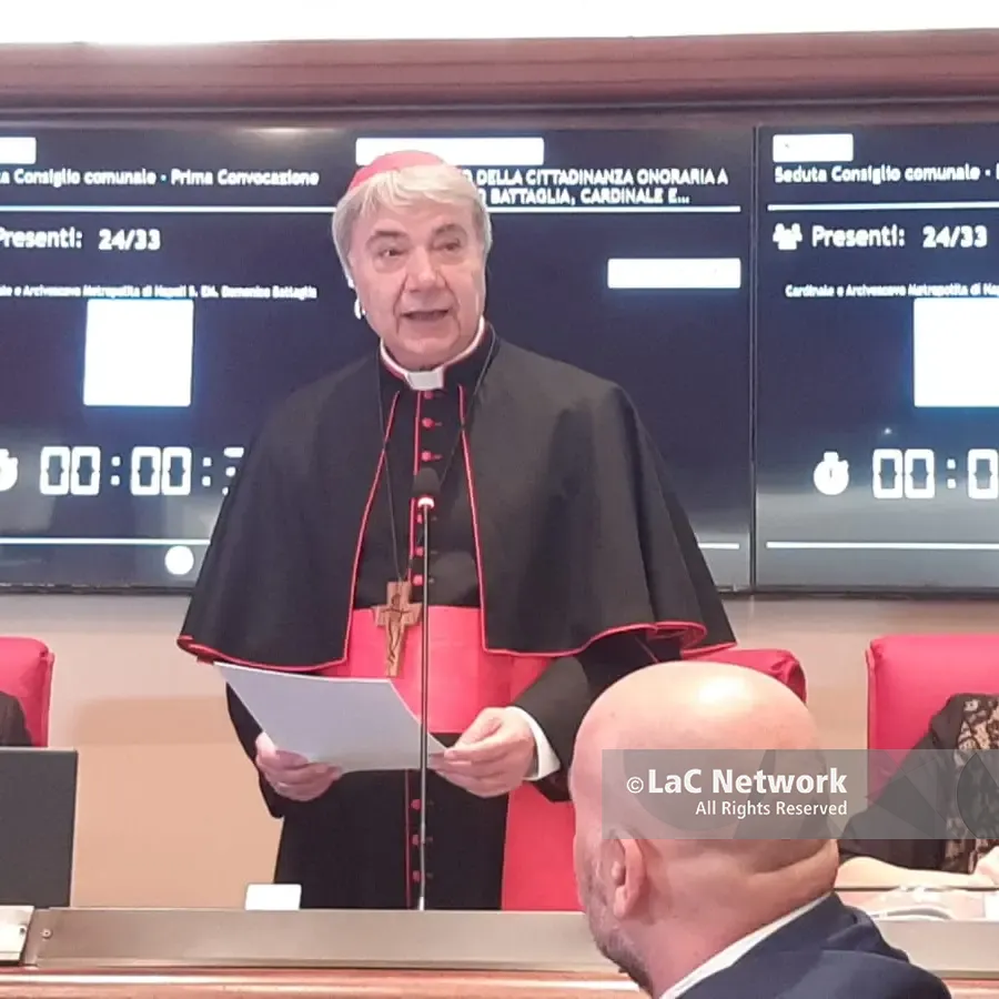 Il cardinale Battaglia è cittadino onorario di Catanzaro: il riconoscimento dedicato al piccolo Domenico di Napoli\n