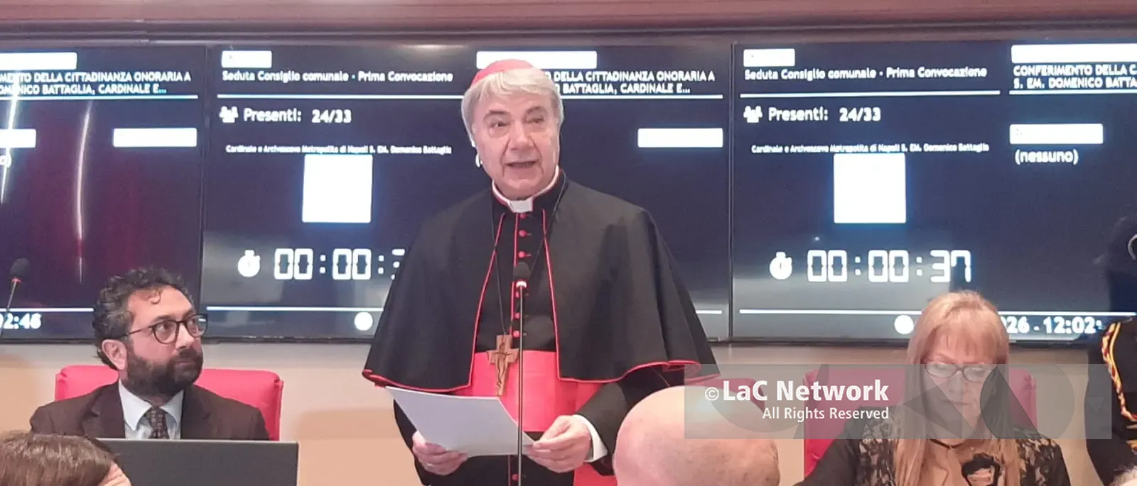 Il cardinale Battaglia è cittadino onorario di Catanzaro: il riconoscimento dedicato al piccolo Domenico di Napoli\n