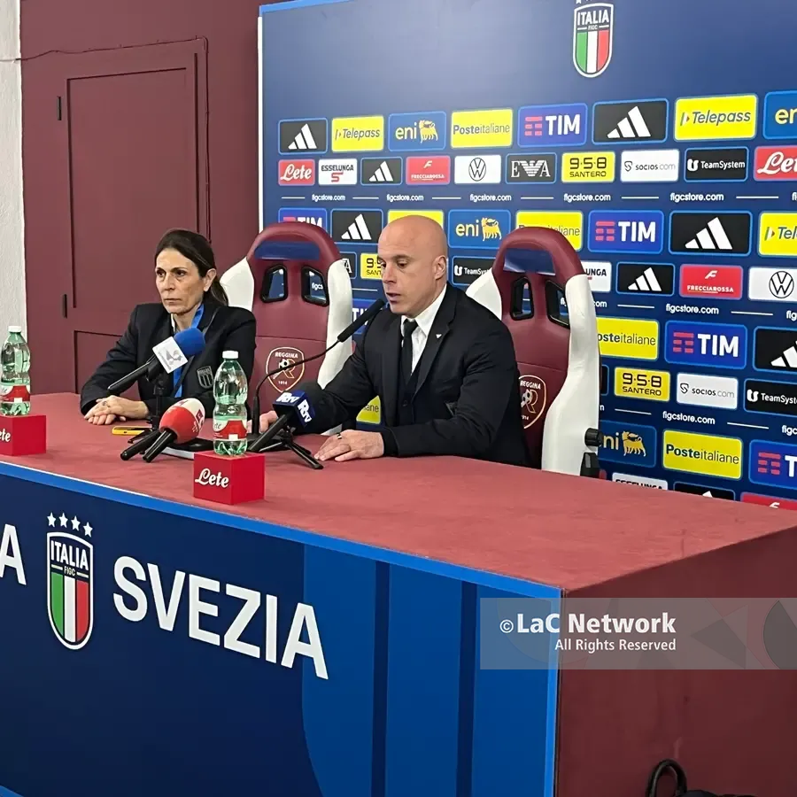 <p>Calcio femminile, Italia-Svezia 0-1. Mister Soncin: «Grande il calore del pubblico di Reggio. Peccato per il risultato» </p>
