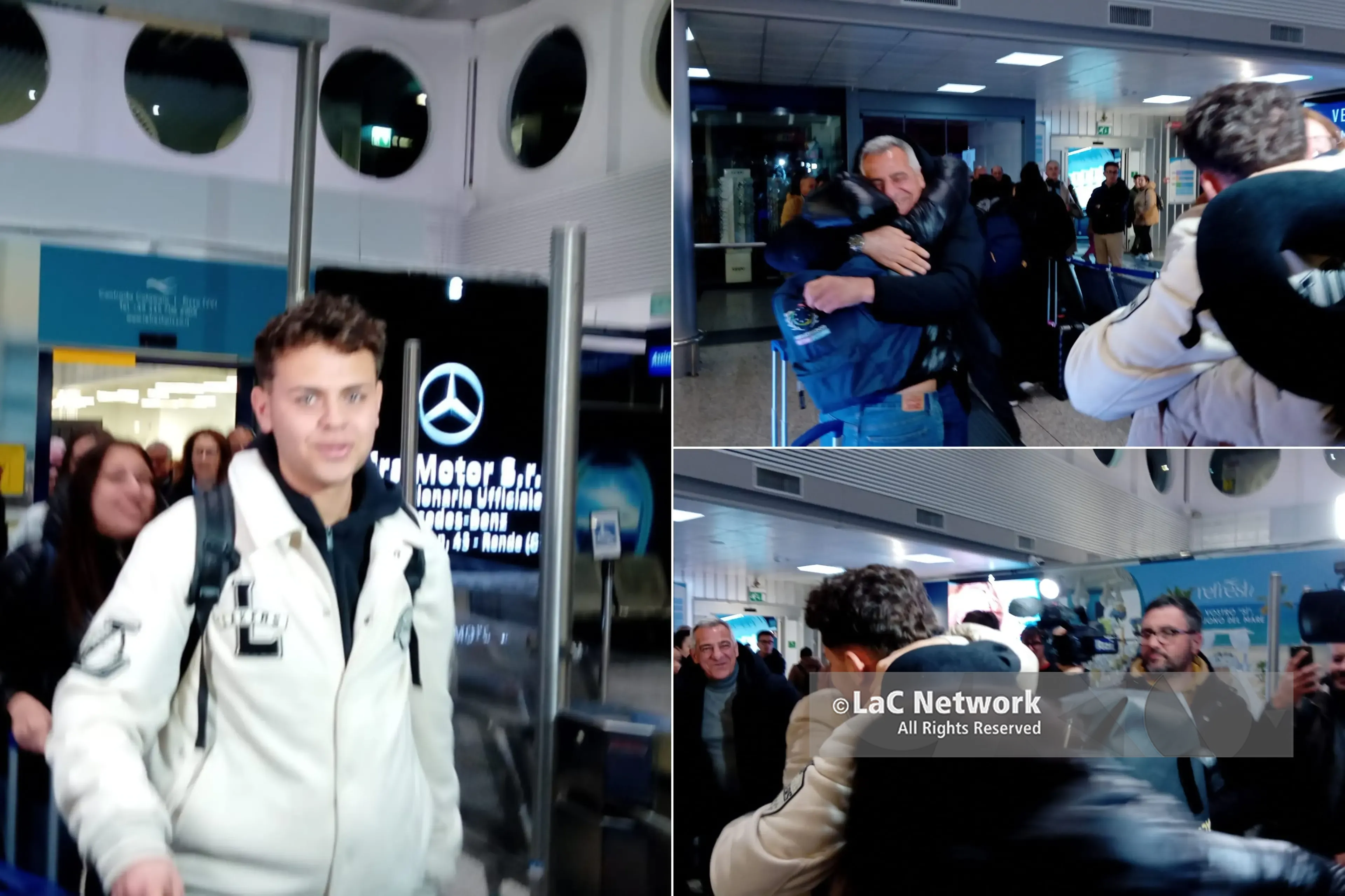 L’abbraccio dei genitori dopo l’incubo della guerra: atterrati a Lamezia gli studenti calabresi\u00A0bloccati a Dubai\n