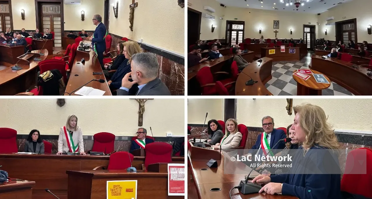 <p>Vibo partecipa alla campagna Anci contro la violenza sulle donne, Romeo: «<span style=\"color:hsl(0, 75%, 60%);\">Serve una rivoluzione</span> che parta da noi uomini»</p>