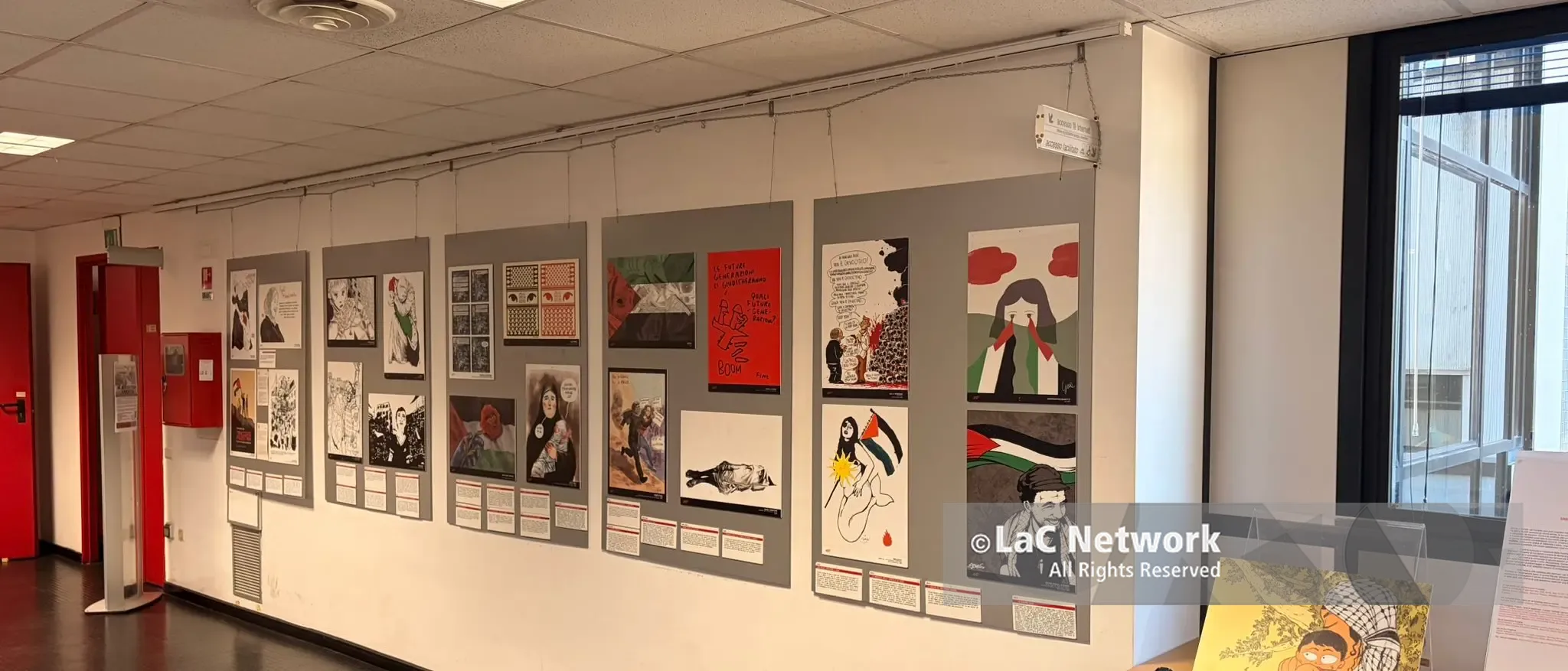 Da Zerocalcare a Maicol&Mirco, la mostra di fumettisti sulla Palestina arriva all’Unical – FOTOGALLERY