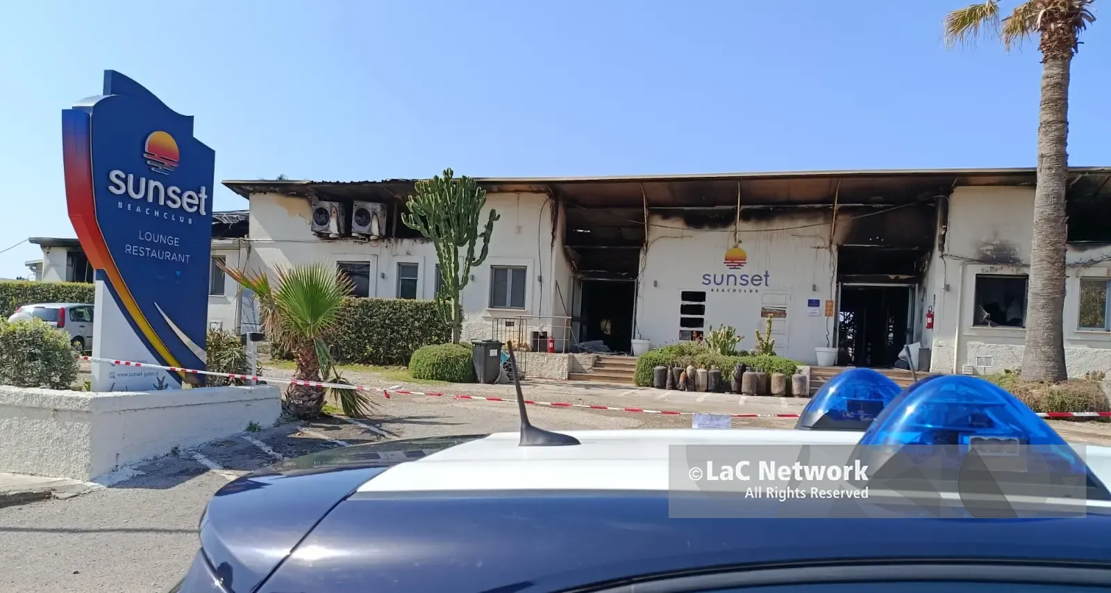 Incendio al Sunset di Palmi, un arresto:\u00A0il presunto autore avrebbe agito per ripicca dopo un diverbio con i titolari\n