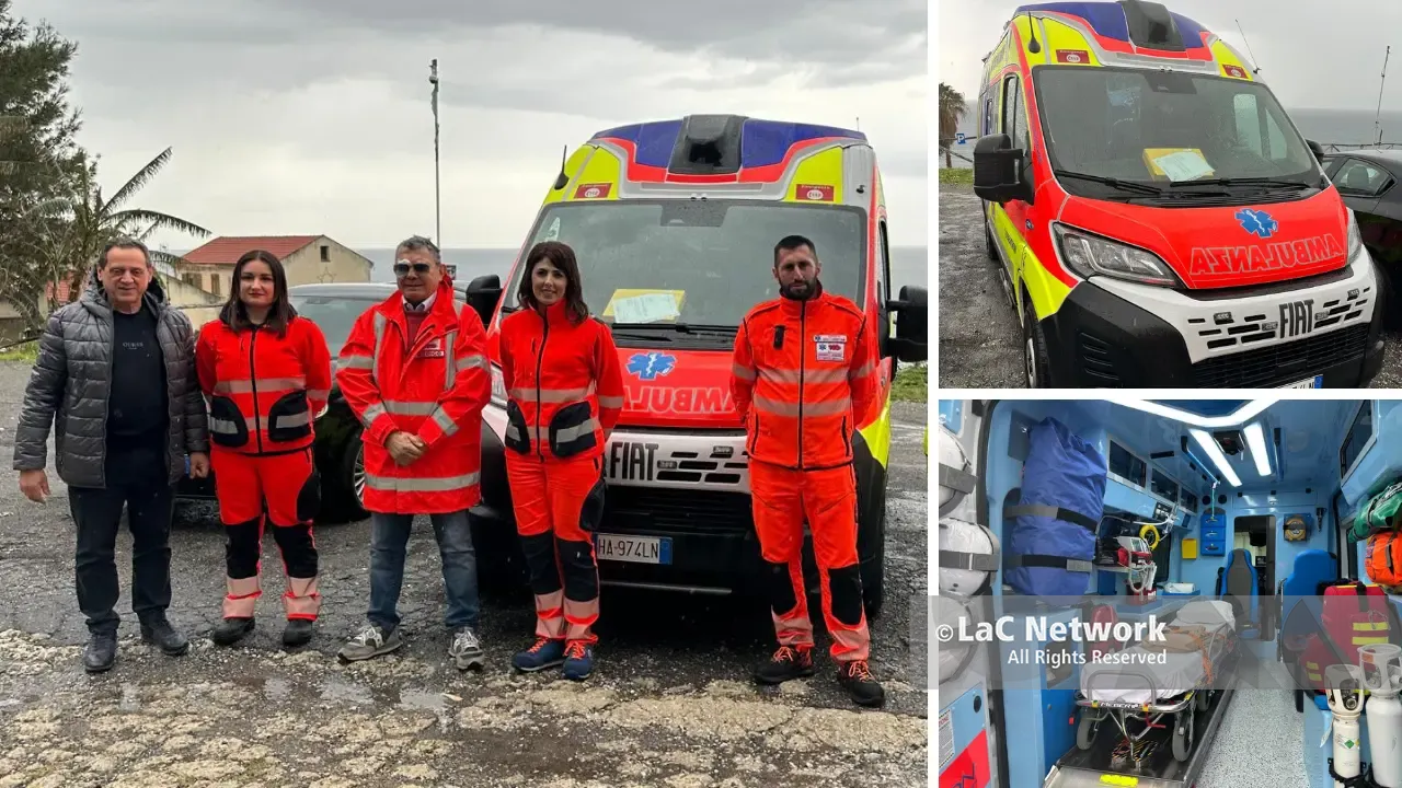 Una nuova ambulanza veglia su Pizzo H24, la nuova Pet Victor già operativa: «Boccata d’ossigeno per il territorio»\n