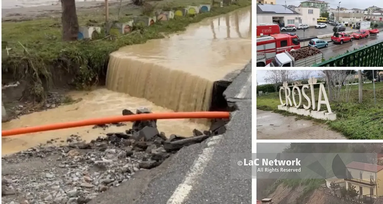 «È un disastro, siamo terrorizzati»: il ciclone Jolina\u00A0devasta lo Jonio cosentino, Crosia in ginocchio\u00A0\n