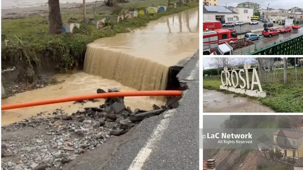 «È un disastro, siamo terrorizzati»: il ciclone Jolina\u00A0devasta lo Jonio cosentino, Crosia in ginocchio\u00A0\n