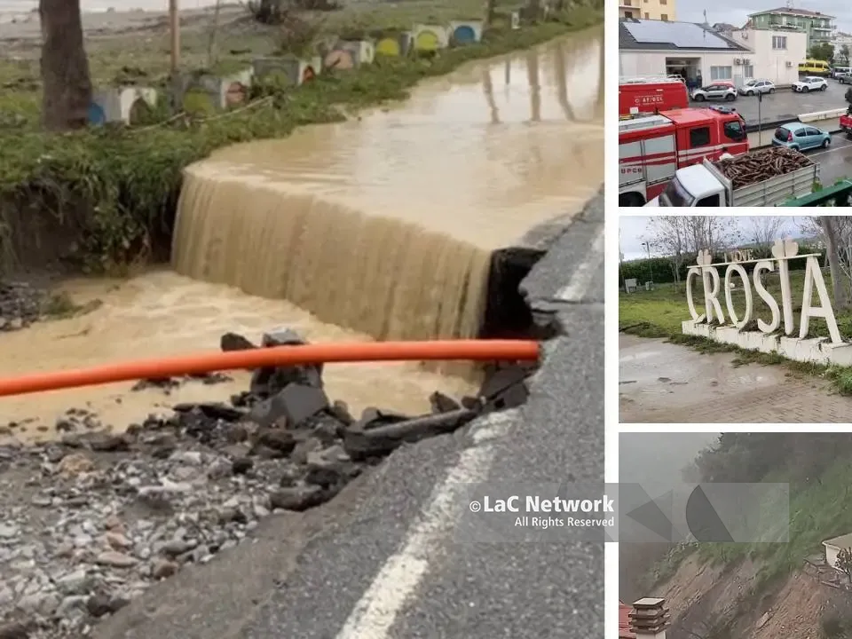 «È un disastro, siamo terrorizzati»: il ciclone Jolina devasta lo Jonio cosentino, Crosia in ginocchio