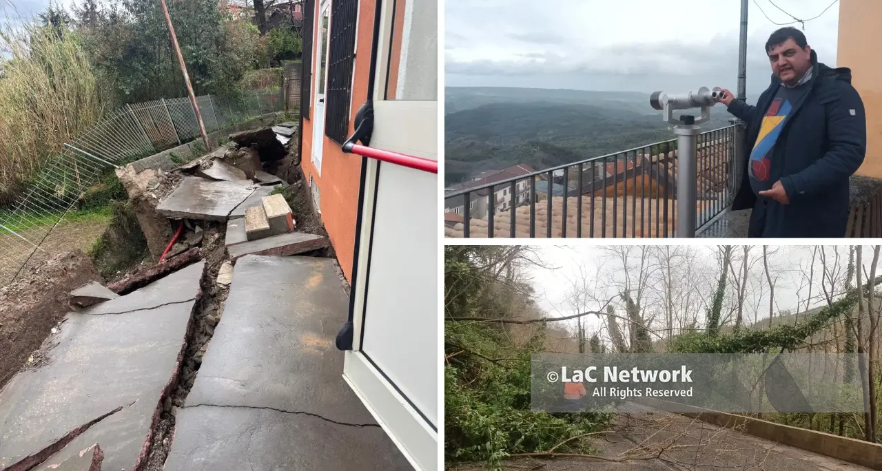 Viaggio a Capistrano e San Nicola da Crissa sferzati\u00A0dal maltempo: «Il nostro territorio continua a franare, ci serve una mano»\n