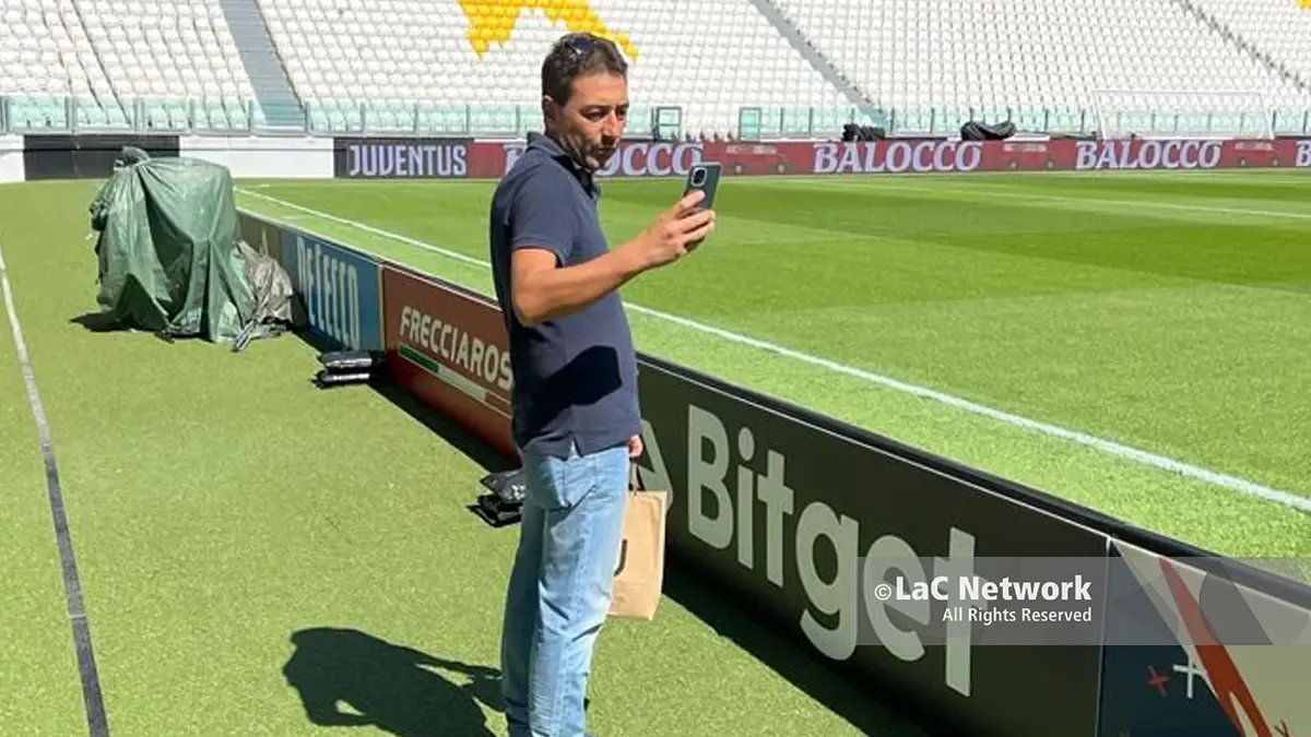 Luca Pagliuso allo Juventus Stadium