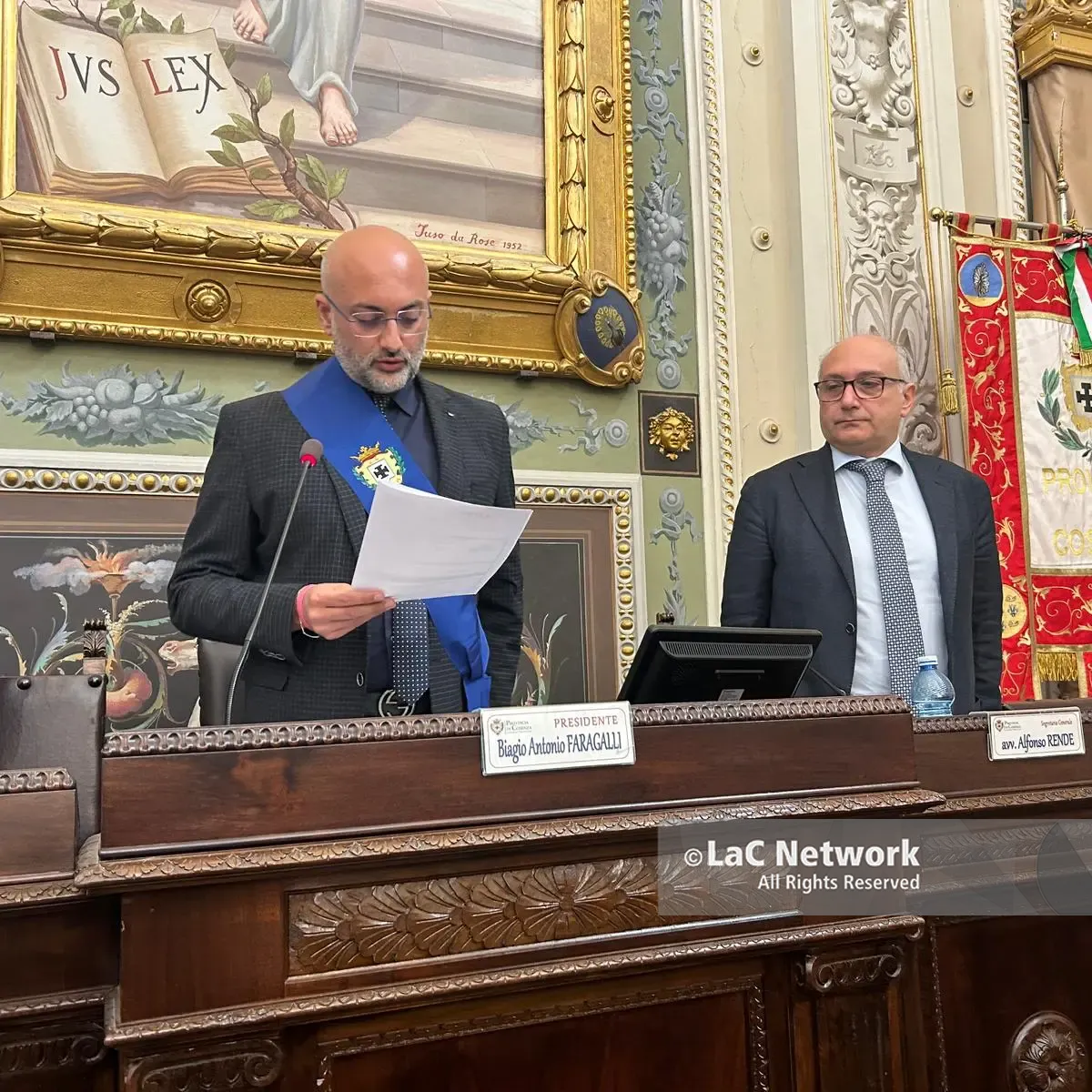 Provincia di Cosenza, parte l’era Faragalli: «Tendo la mano alla minoranza»\n