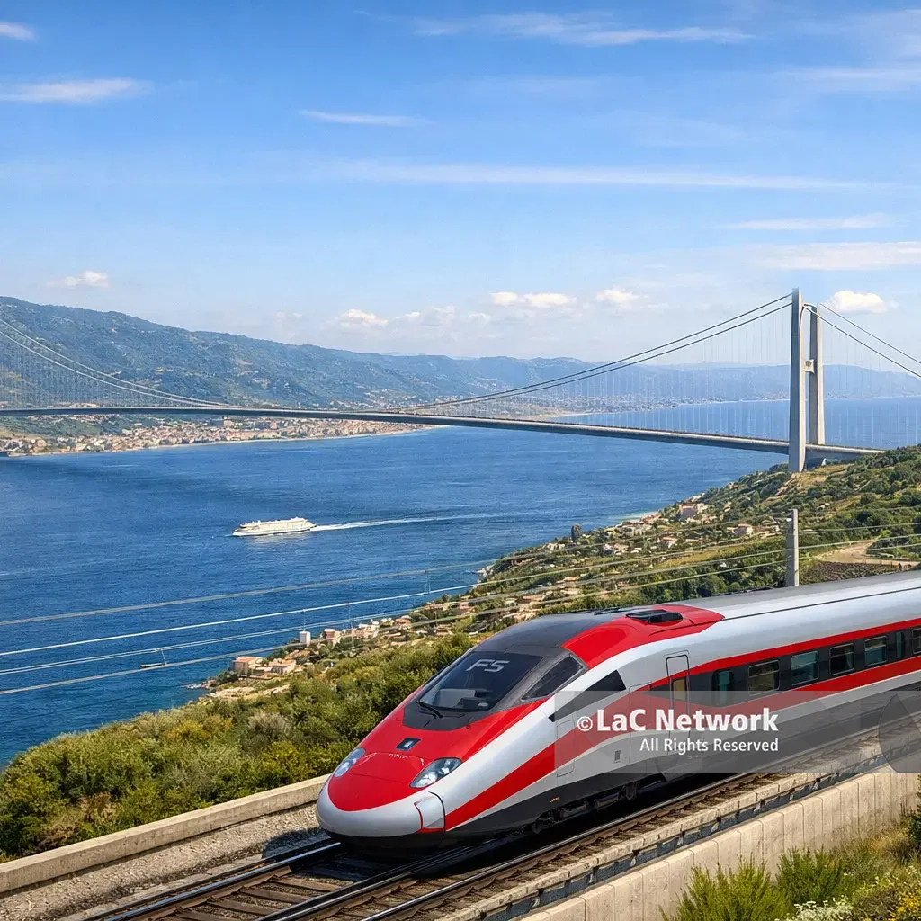 <p>Ponte sullo Stretto e alta velocità: senza binari veloci, il sogno resta sospeso nel nulla</p>