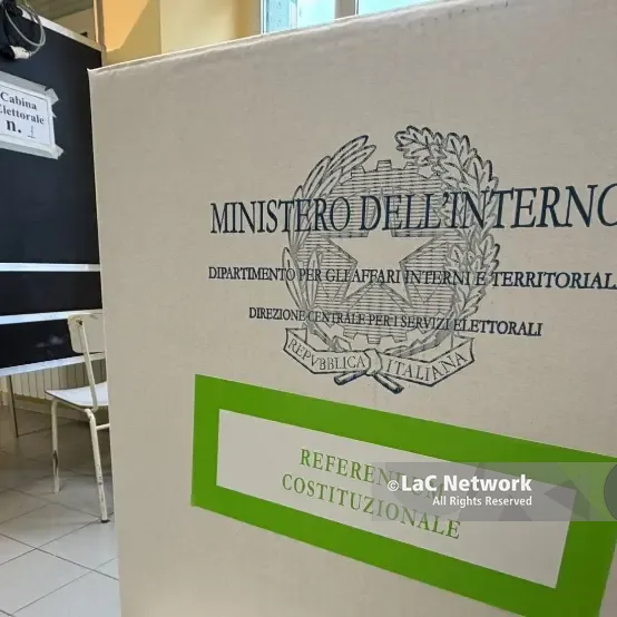 Referendum giustizia, alle 12 affluenza sotto il 15% in Italia: Calabria ultima con il 9,7%. Lunedì alle 15 lo speciale su LaC\n