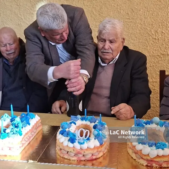 Joppolo in festa per i 100 anni di Michele Comerci: il traguardo dell'ex ferroviere circondato da famiglia e istituzioni\n