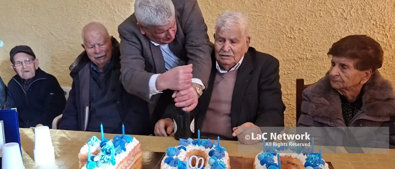 Joppolo in festa per i 100 anni di Michele Comerci: il traguardo dell'ex ferroviere circondato da famiglia e istituzioni\n