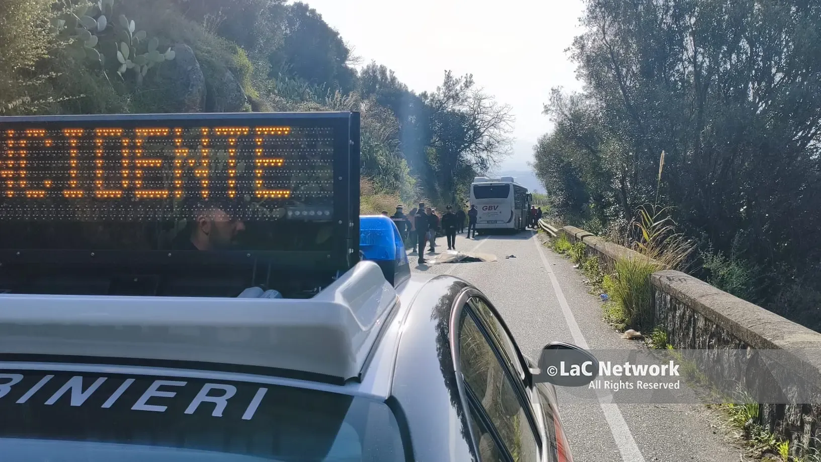 <p>Il luogo dell'incindente a Nicotera</p>\\n