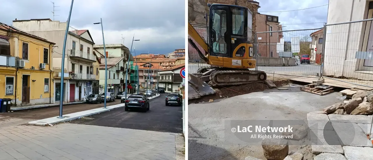 Centro storico di Vibo, via De Gasperi già aperta\u00A0ma ancora da asfaltare, mentre via Luigi Razza è quasi finita: la Pasqua è salva?\n