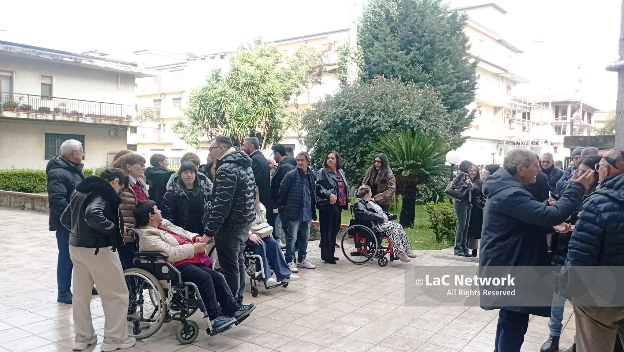 Un momento dell'inaugurazione