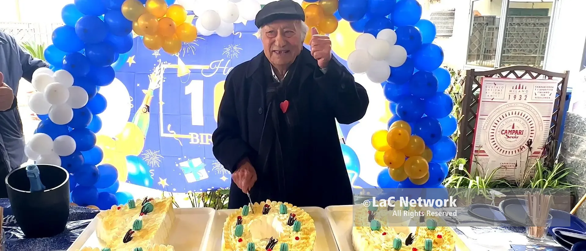 Un secolo di storia e un matrimonio lungo 75 anni: Parghelia in festa per le 100 candeline di Michele Vallone\n