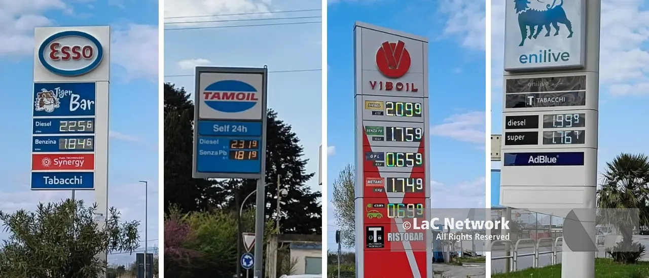 Vibo, stangata di\u00A0Pasqua: prezzi dei carburanti più alti della media nazionale, il diesel supera 2,25 euro\n
