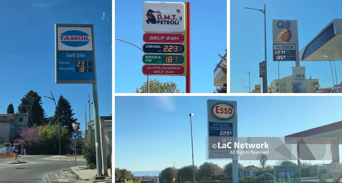 Caro carburanti, nel Vibonese polverizzato ogni record nazionale: il diesel sfiora i 2.32\u00A0euro al litro\n