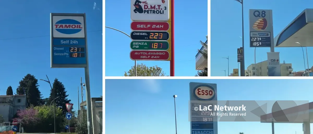 Caro carburanti, nel Vibonese polverizzato ogni record nazionale: il diesel sfiora i 2.32\u00A0euro al litro\n