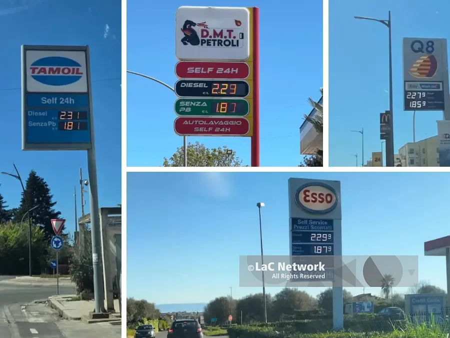 Caro carburanti, nel Vibonese polverizzato ogni record nazionale: il diesel sfiora i 2.32 euro al litro