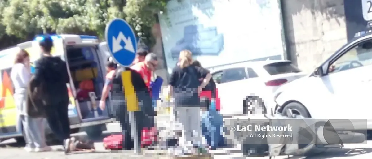 Scontro tra auto e moto a Cosenza, ferito un centauro\n