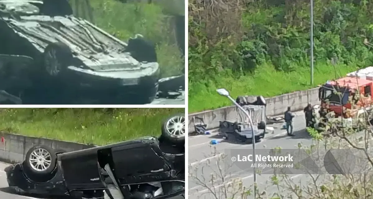 Scontro tra quattro veicoli sulla Statale 107 all’incrocio per Rovito\n