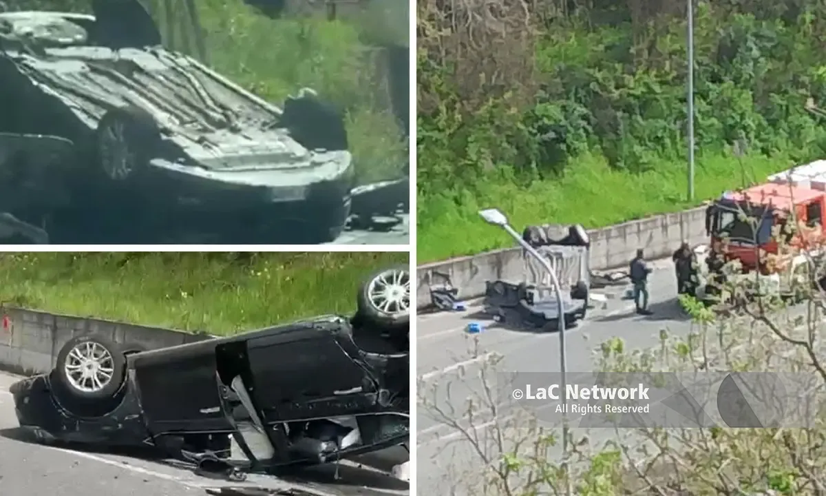 Scontro tra quattro veicoli sulla Statale 107 all’incrocio per Rovito\n